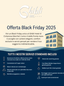 popup black friday ghibli hotel civitanova marche
